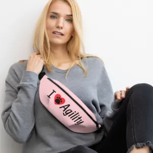 I Heart Agility Fanny Pack-Lt. Pink