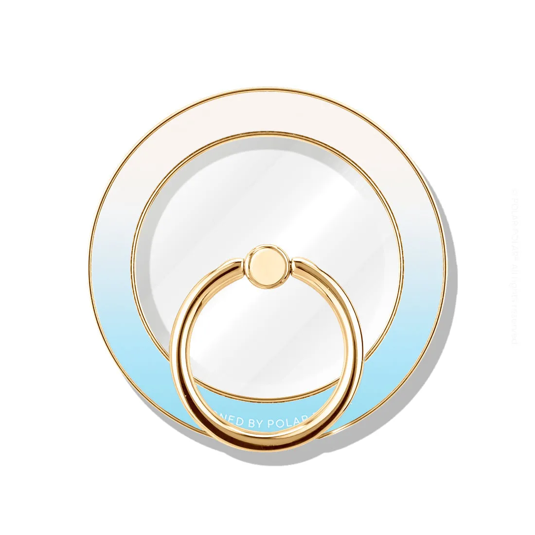 Iceberg Pastel - Golden MagSafe Phone Grip and Ring Holder Stand