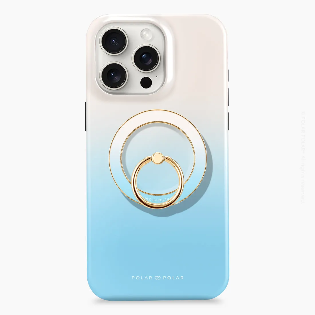 Iceberg Pastel - Golden MagSafe Phone Grip and Ring Holder Stand