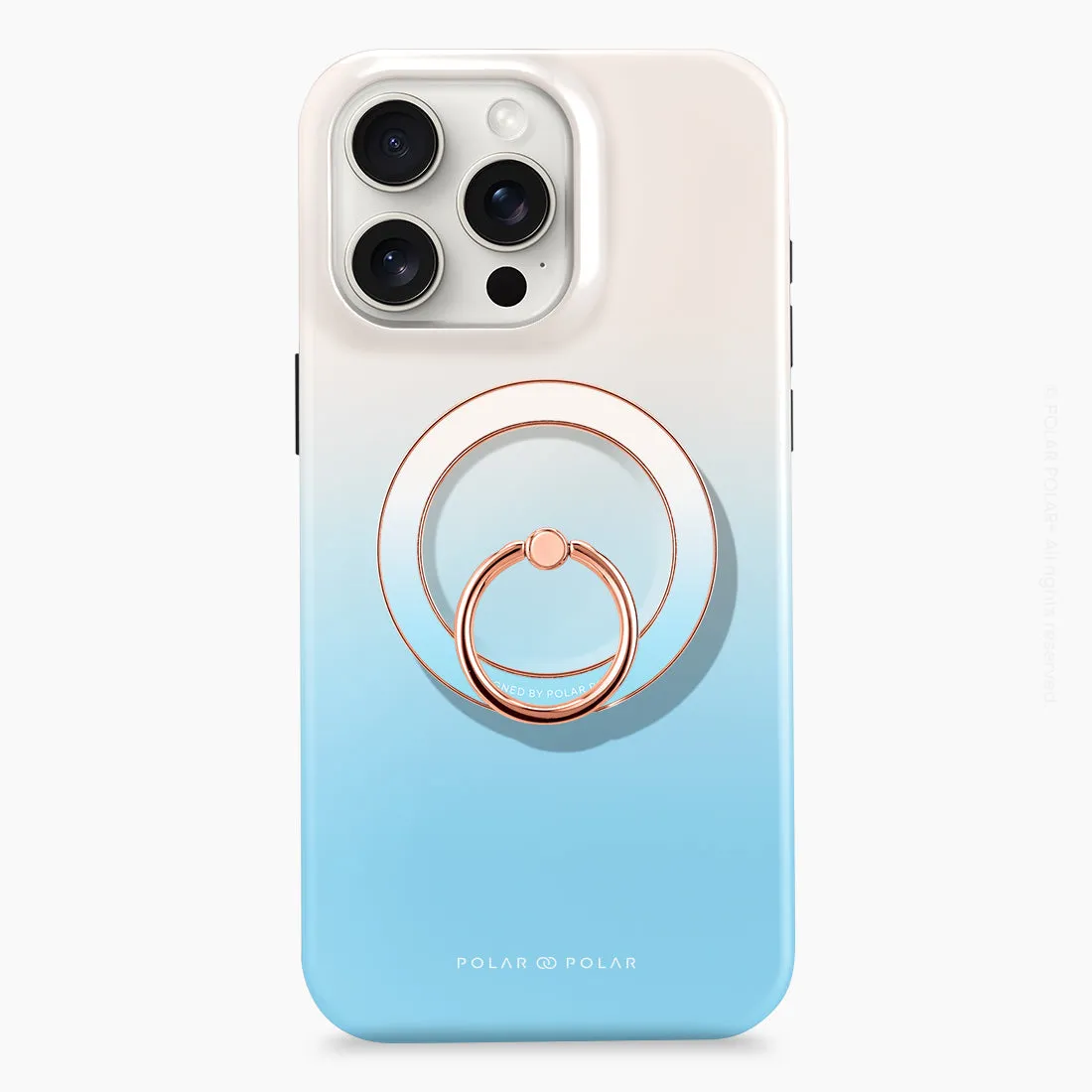 Iceberg Pastel - Rose Gold MagSafe Phone Grip and Ring Holder Stand