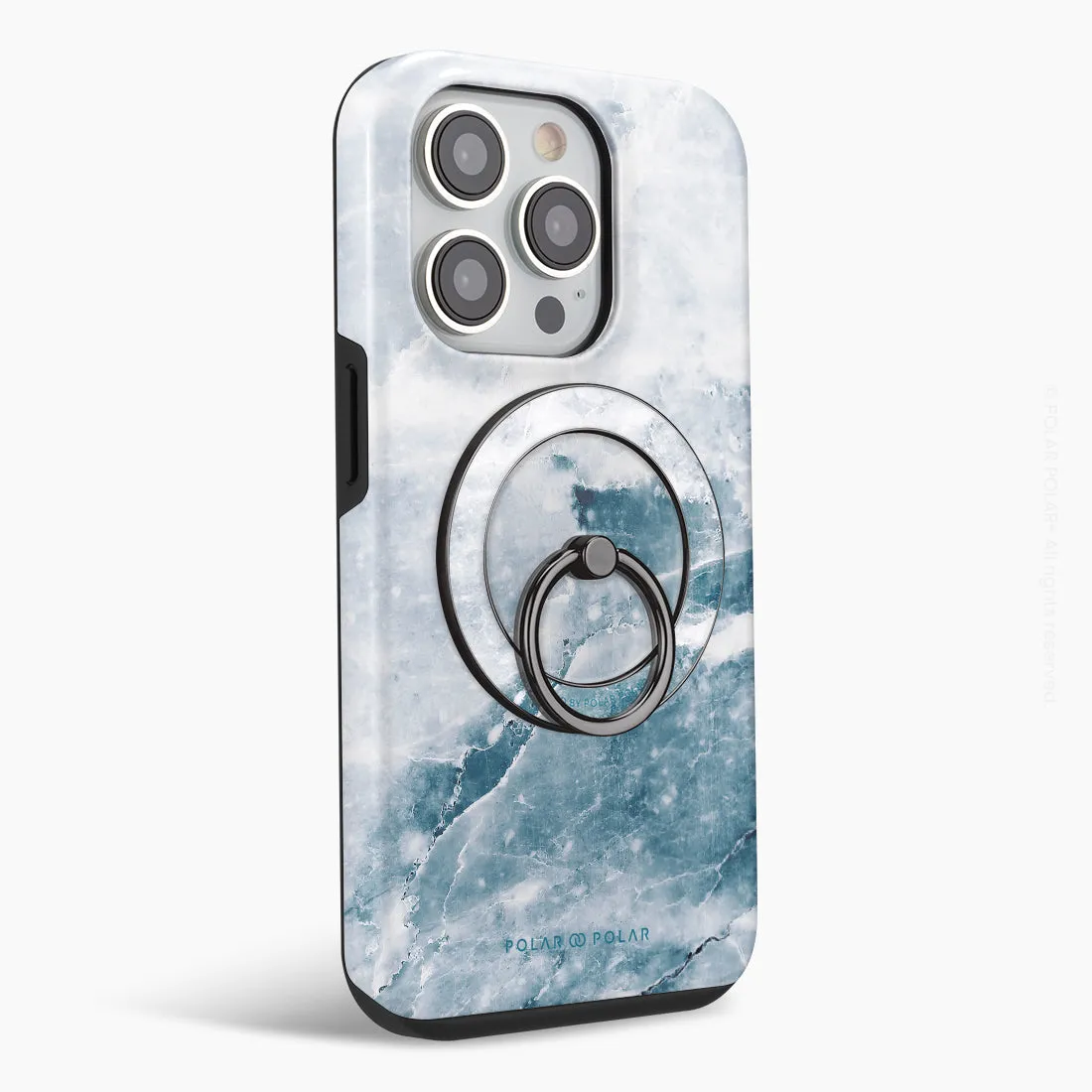 Icy - Black MagSafe Phone Grip and Ring Holder Stand