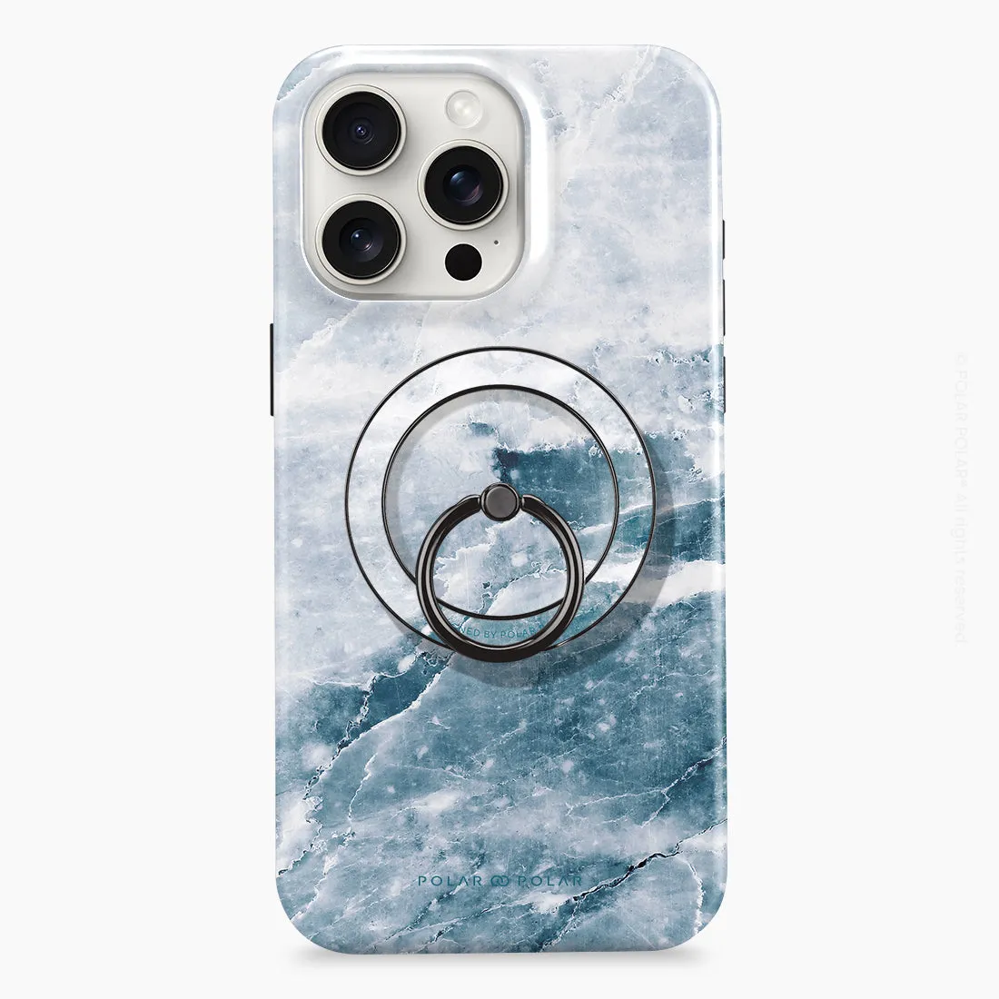 Icy - Black MagSafe Phone Grip and Ring Holder Stand