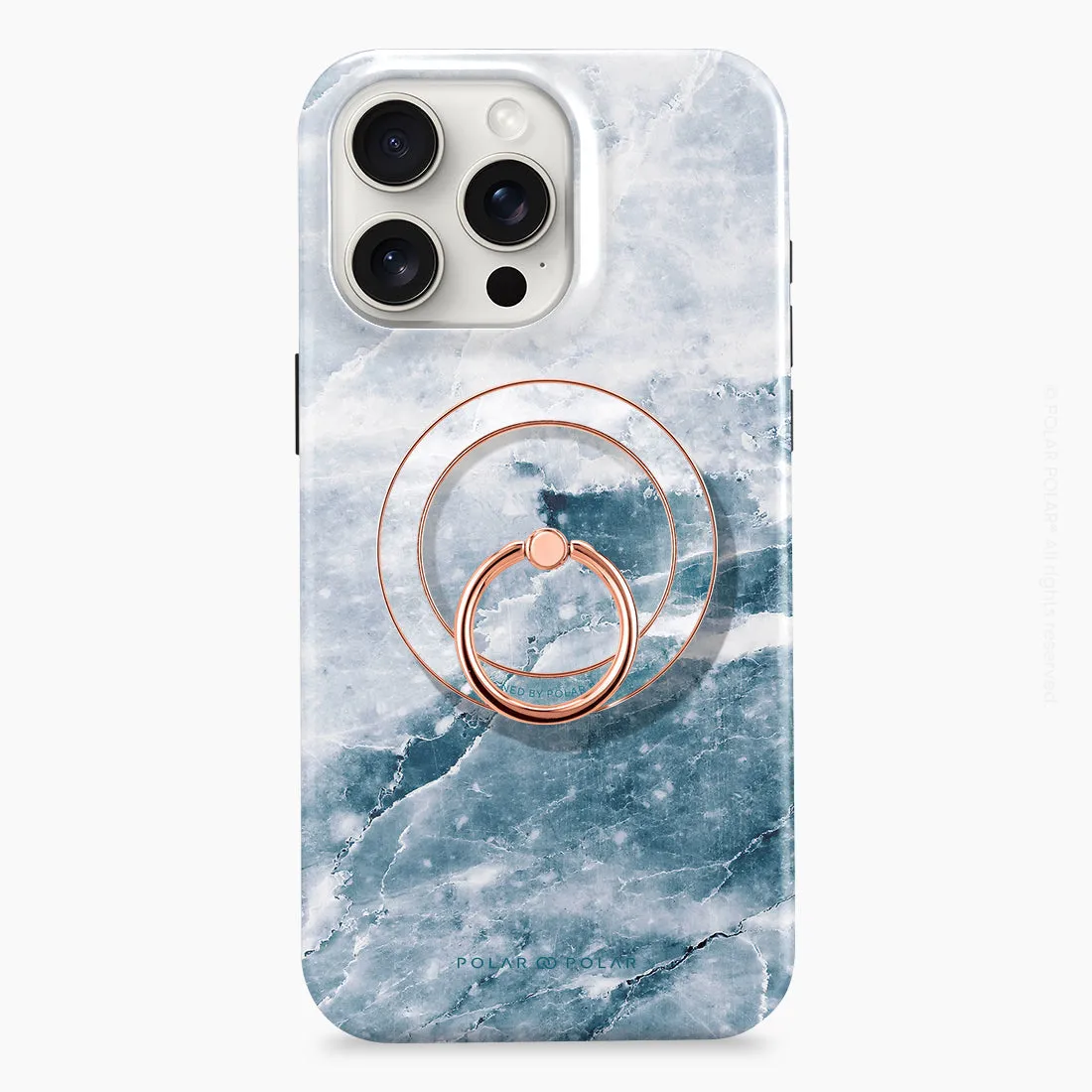 Icy - Rose Gold MagSafe Phone Grip and Ring Holder Stand
