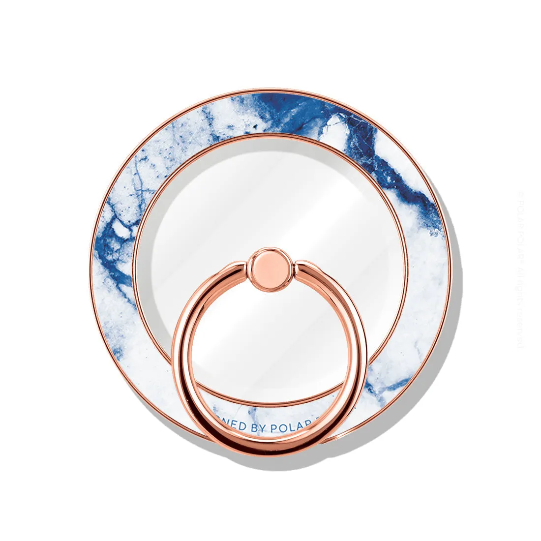 Indigo Vase - Rose Gold MagSafe Phone Grip and Ring Holder Stand