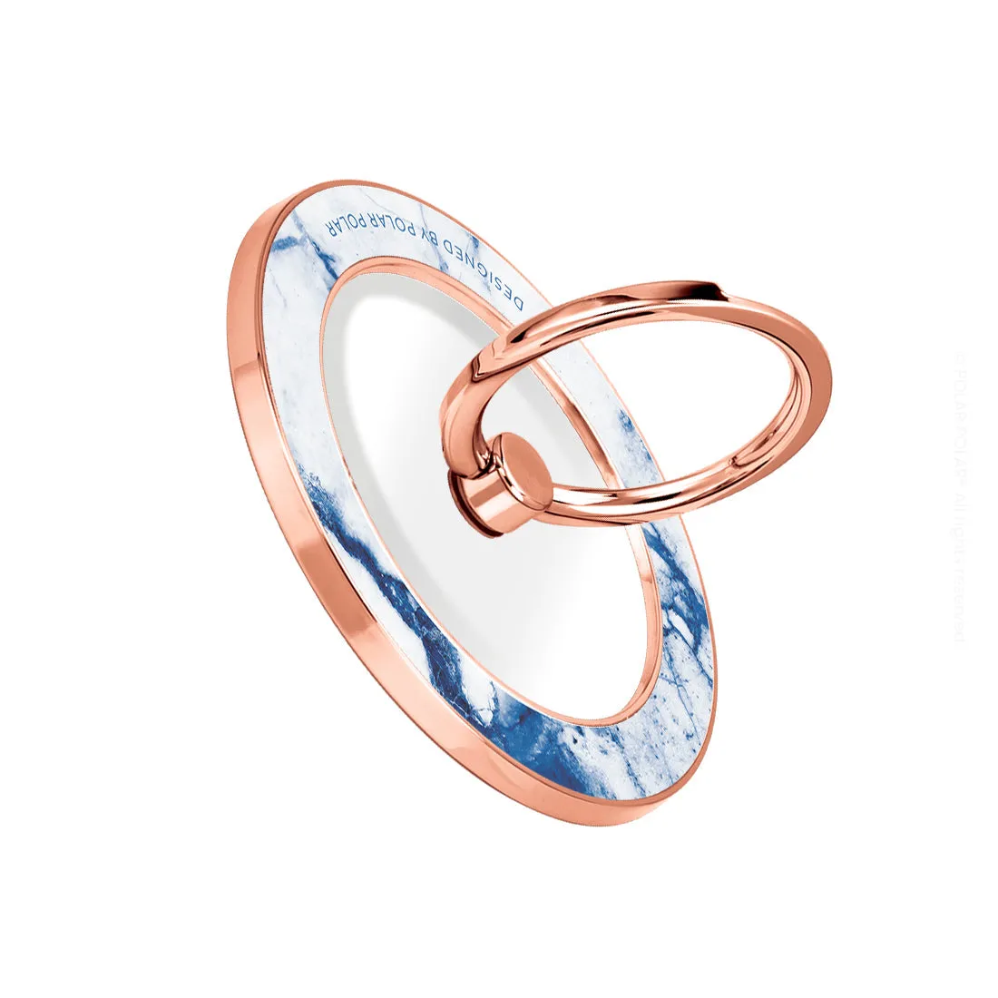 Indigo Vase - Rose Gold MagSafe Phone Grip and Ring Holder Stand