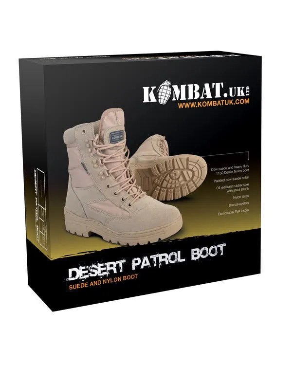 Kombat UK Military Suede Desert Patrol Boots