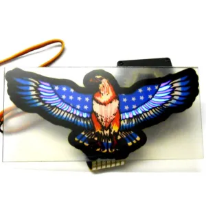 L-016 1/10 Scale Racing Car Truck Body Shell Roof Bonnet Eagle Decal Mount Light
