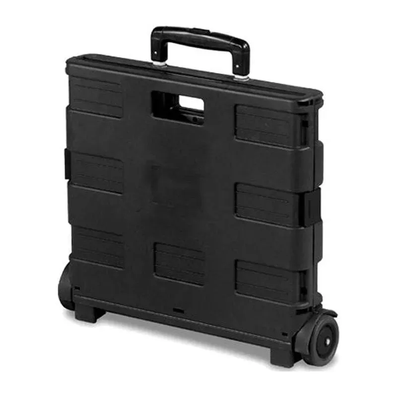 Large Folding Shopping Trolley Cart Foldable Rolling Storage Box Car Boot 35kg