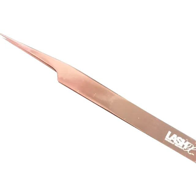 Lash Extension Curved Tweezer - Rose Gold