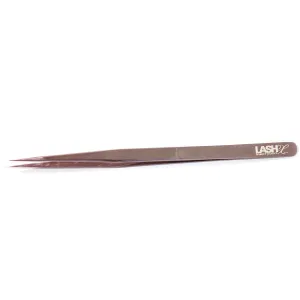 Lash Extension Straight and Narrow Tweezer - Rose Gold