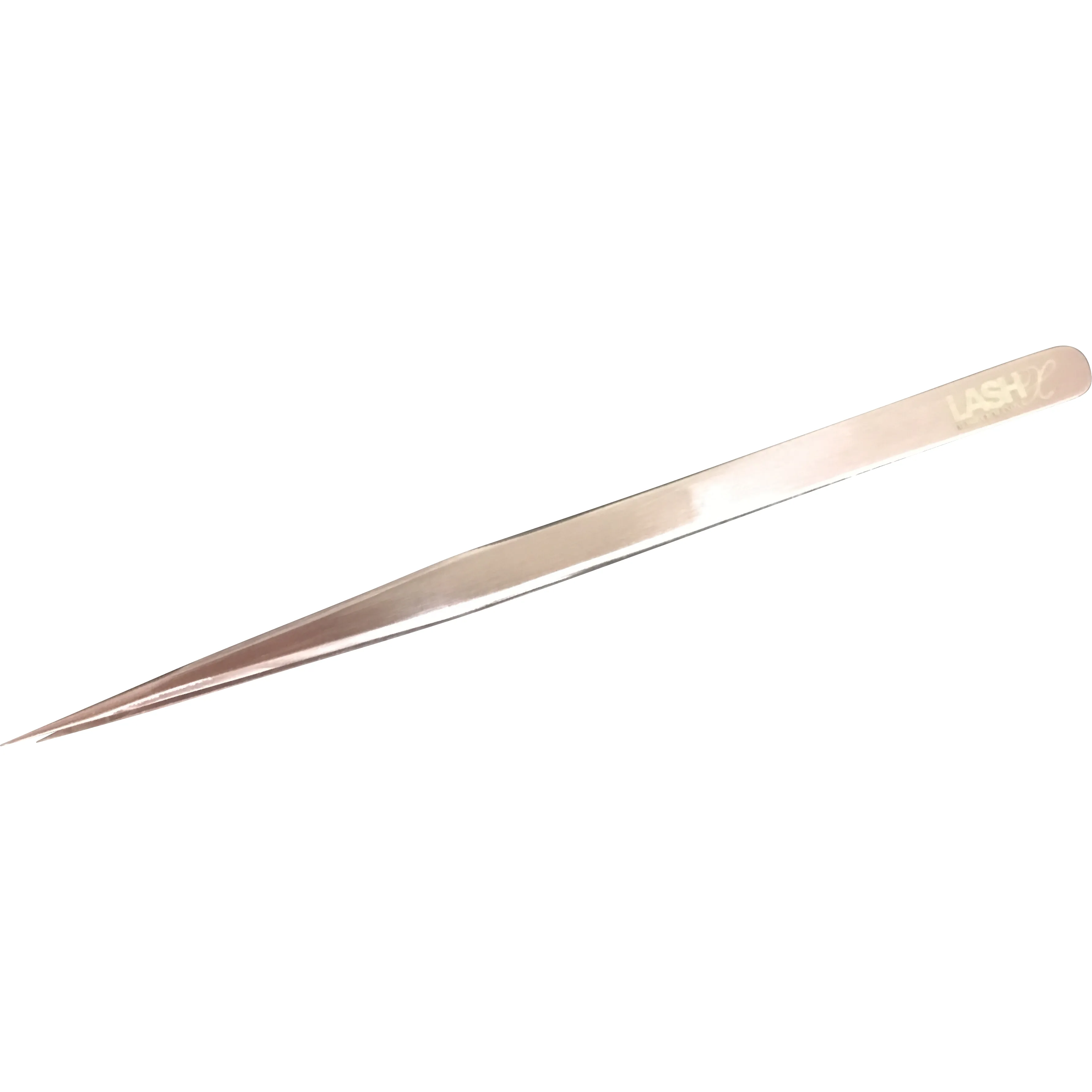 Lash Extension Straight and Narrow Tweezer - Rose Gold