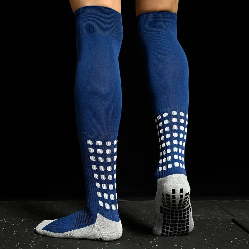 Long Football Socks with Silicone Suction Cup Grip