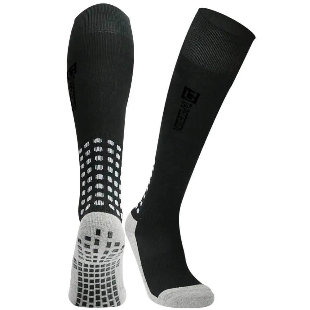 Long Football Socks with Silicone Suction Cup Grip