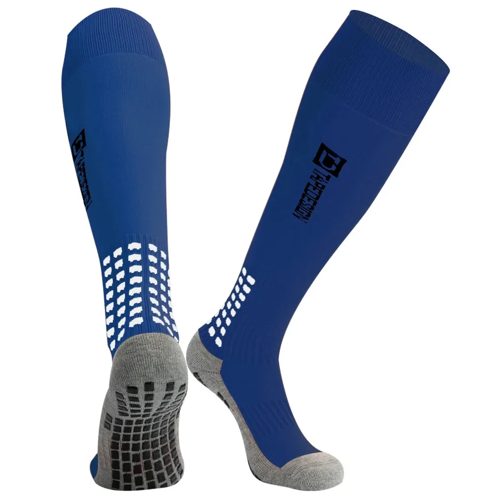 Long Football Socks with Silicone Suction Cup Grip