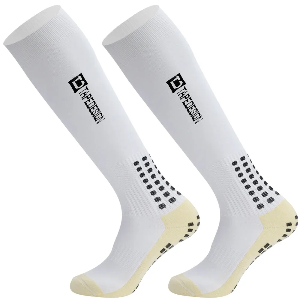 Long Football Socks with Silicone Suction Cup Grip