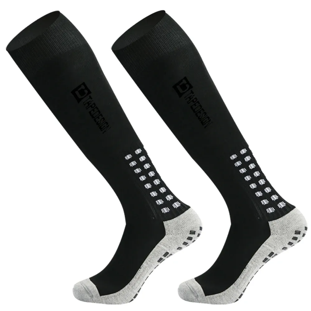 Long Football Socks with Silicone Suction Cup Grip