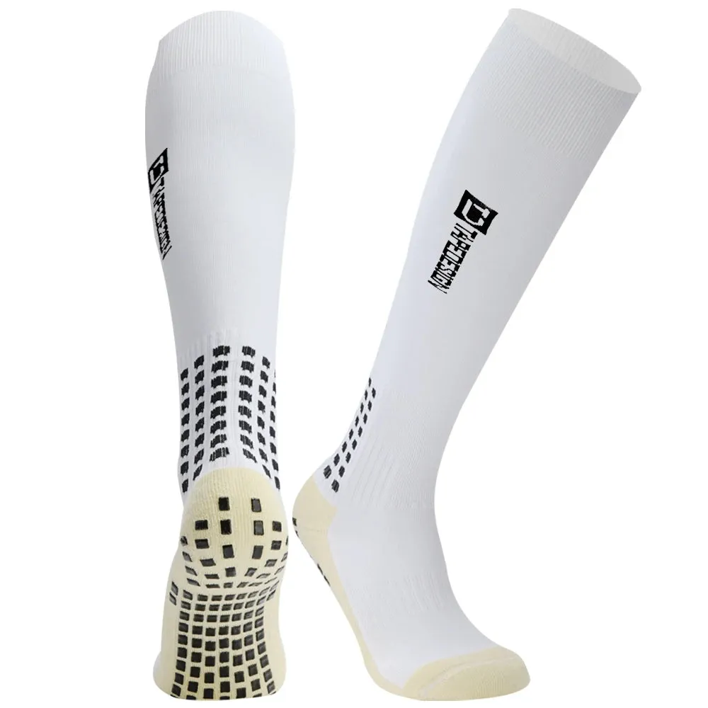 Long Football Socks with Silicone Suction Cup Grip