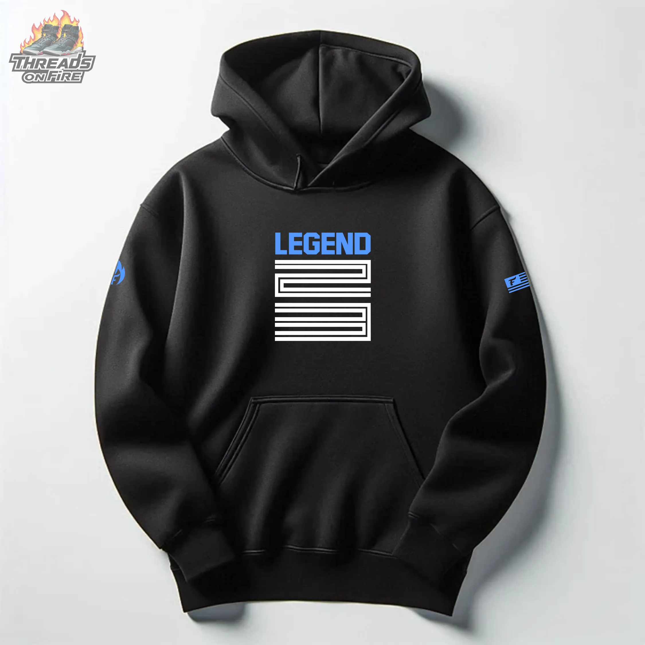 Men's Sneaker Hoodie & Joggers 23 Legend Sweatsuit To Match Air Jordan 11 Legend Blue