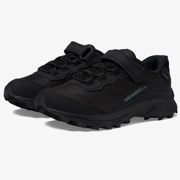 Merrell Kids Moab Speed Low A/C Sneaker (Little Kid/Big Kid)Black, Size 4.5, NWT