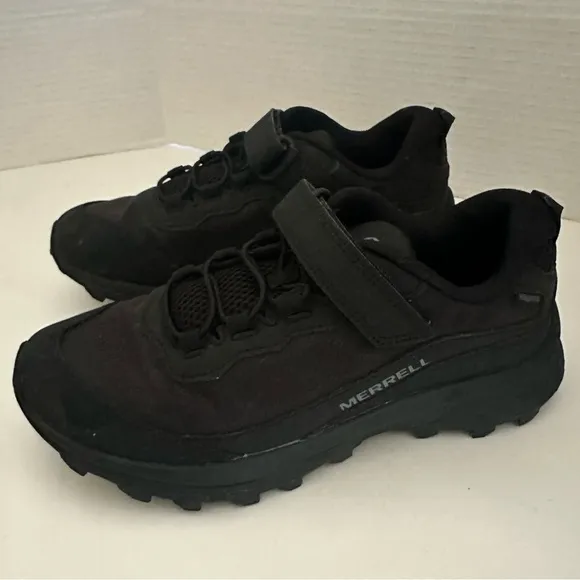 Merrell Kids Moab Speed Low A/C Sneaker (Little Kid/Big Kid)Black, Size 4.5, NWT