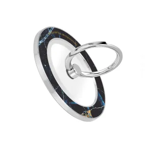 Midnight Marble - Silver MagSafe Phone Grip and Ring Holder Stand