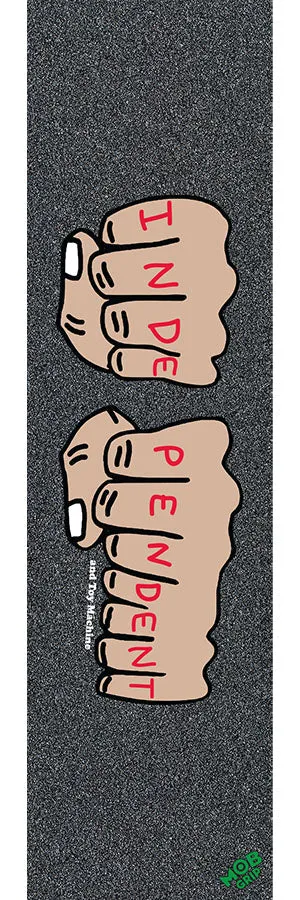 Mob Grip Tape 9in x 33in Independent X Toy Machine Hands Sheet