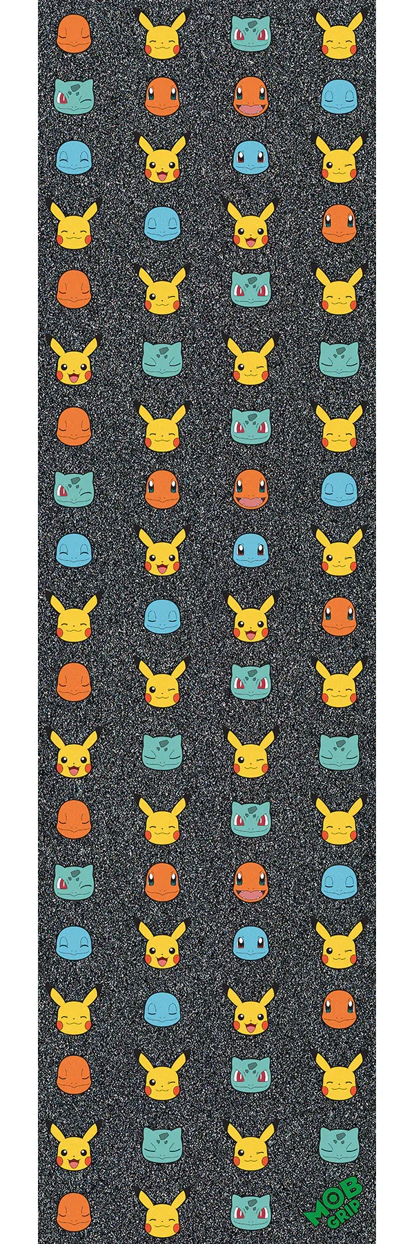 Mob Grip Tape 9in x 33in Pokémon Pikachu Partners Faces Sheet