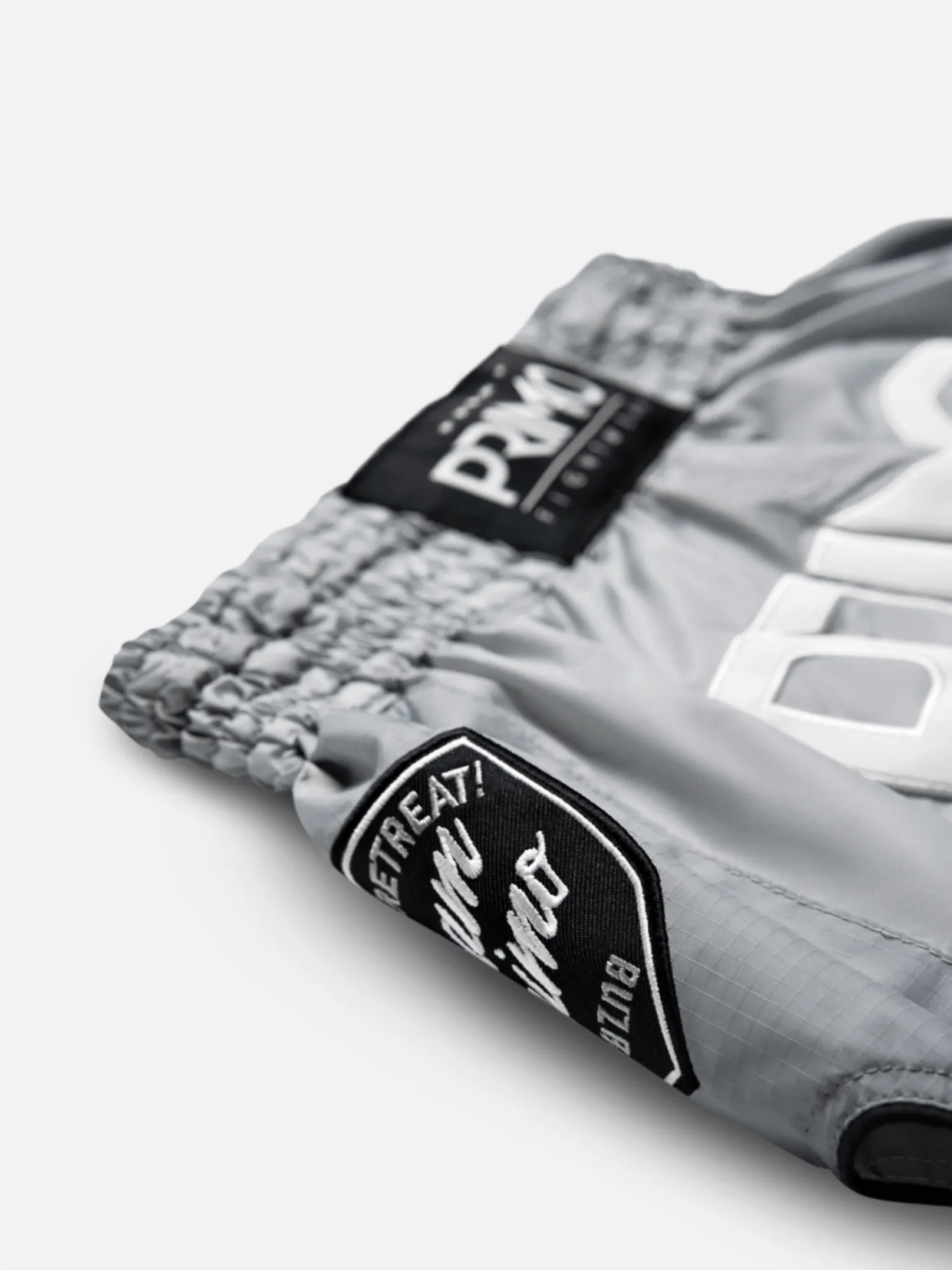 Muay Thai Shorts - Super Nylon - Hammerhead Grey