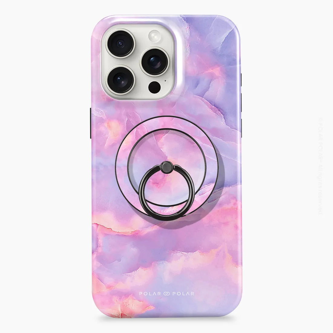 Mythical Sky - Black MagSafe Phone Grip and Ring Holder Stand