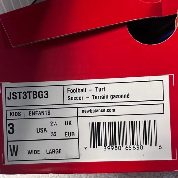 New Balance Tekela V3  Magique TF Boys Size 1 Soccer Cleats