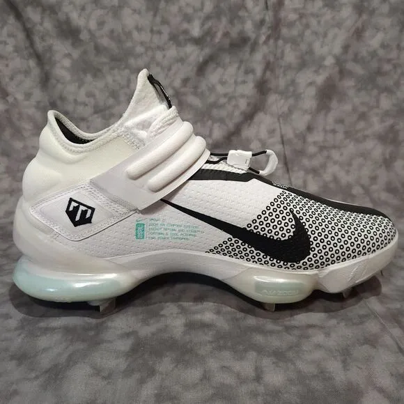 Nike Force Zoom Mike Trout 7 Size 13 Mens Baseball Cleats White Black CI3134-102