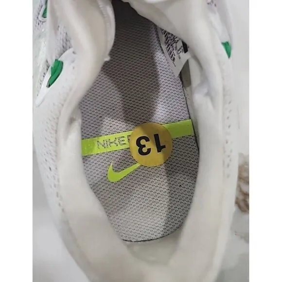 Nike Lunar Vapor Ultrafly Elite Baseball Cleats Green White 852686-303 Men's 13