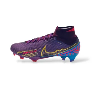 Nike Mercurial Superfly 9 Elite KM FG - Special Edition - Bordeaux/Blue/Gold