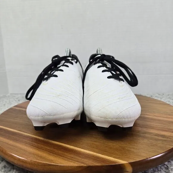 Nike Phantom GX 2 Academy MG White Gold Black Soccer Cleats Mens 9 FD6723-100