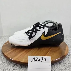 Nike Phantom GX 2 Academy MG White Gold Black Soccer Cleats Mens 9 FD6723-100