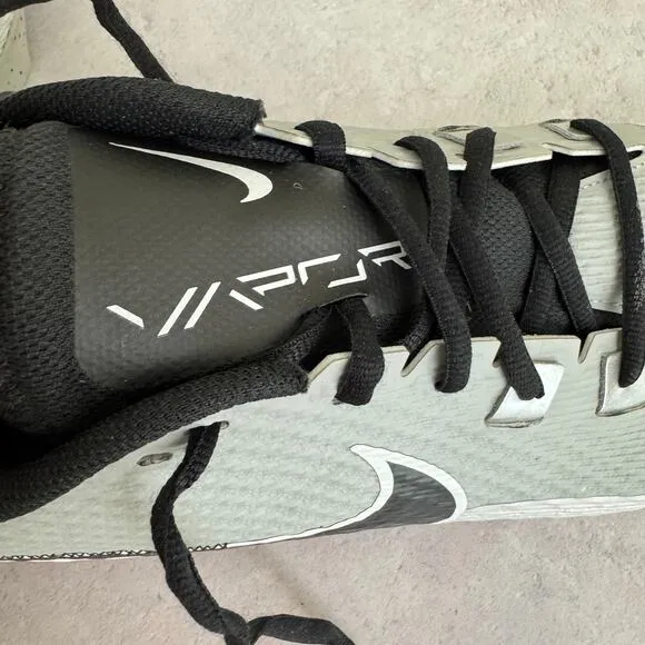 Nike Vapor Edge Speed 360 2 Football Cleats Grey Black DA5455-002 Men's Sz 13