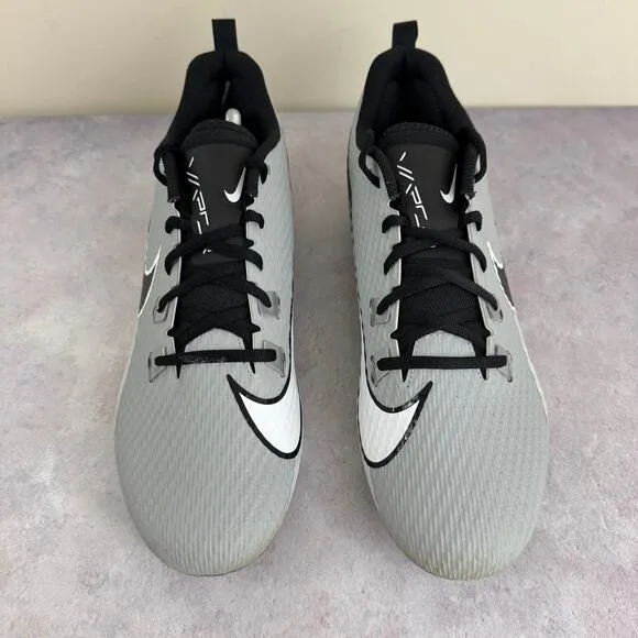 Nike Vapor Edge Speed 360 2 Football Cleats Grey Black DA5455-002 Men's Sz 13