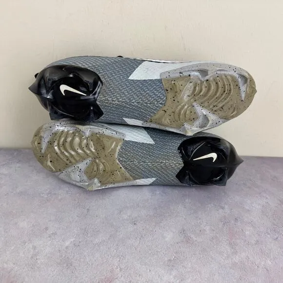 Nike Vapor Edge Speed 360 2 Football Cleats Grey Black DA5455-002 Men's Sz 13