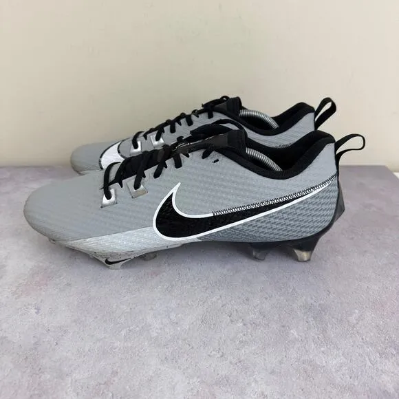 Nike Vapor Edge Speed 360 2 Football Cleats Grey Black DA5455-002 Men's Sz 13