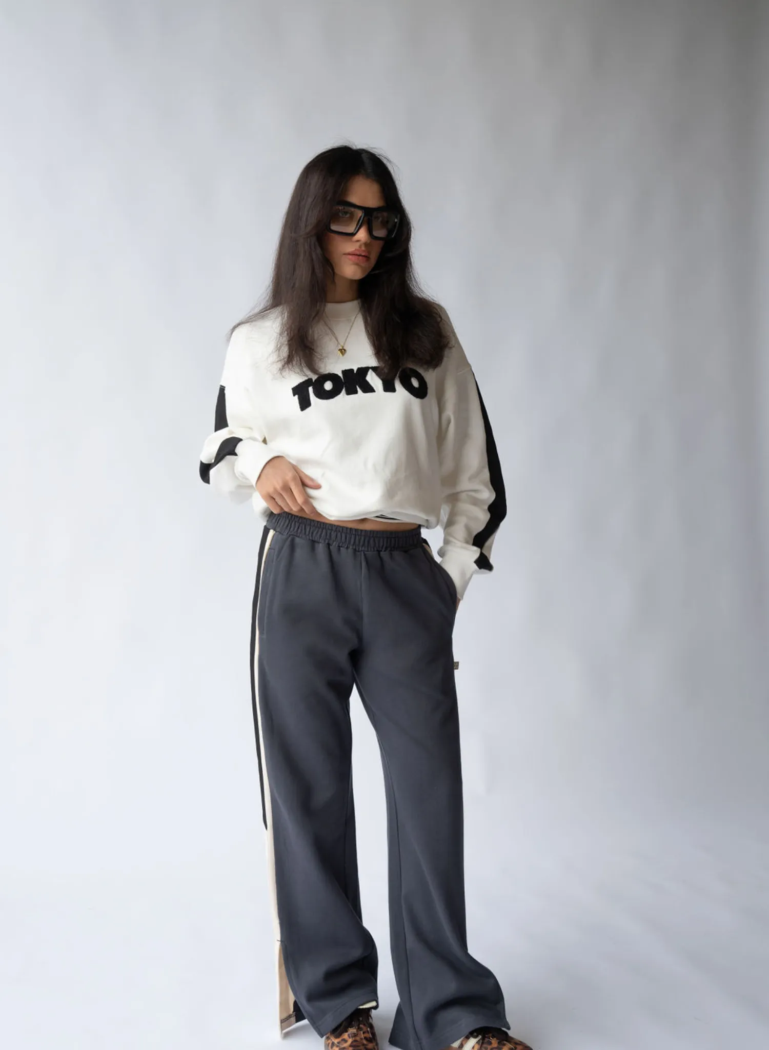 Parisienne Trackpant in Noir