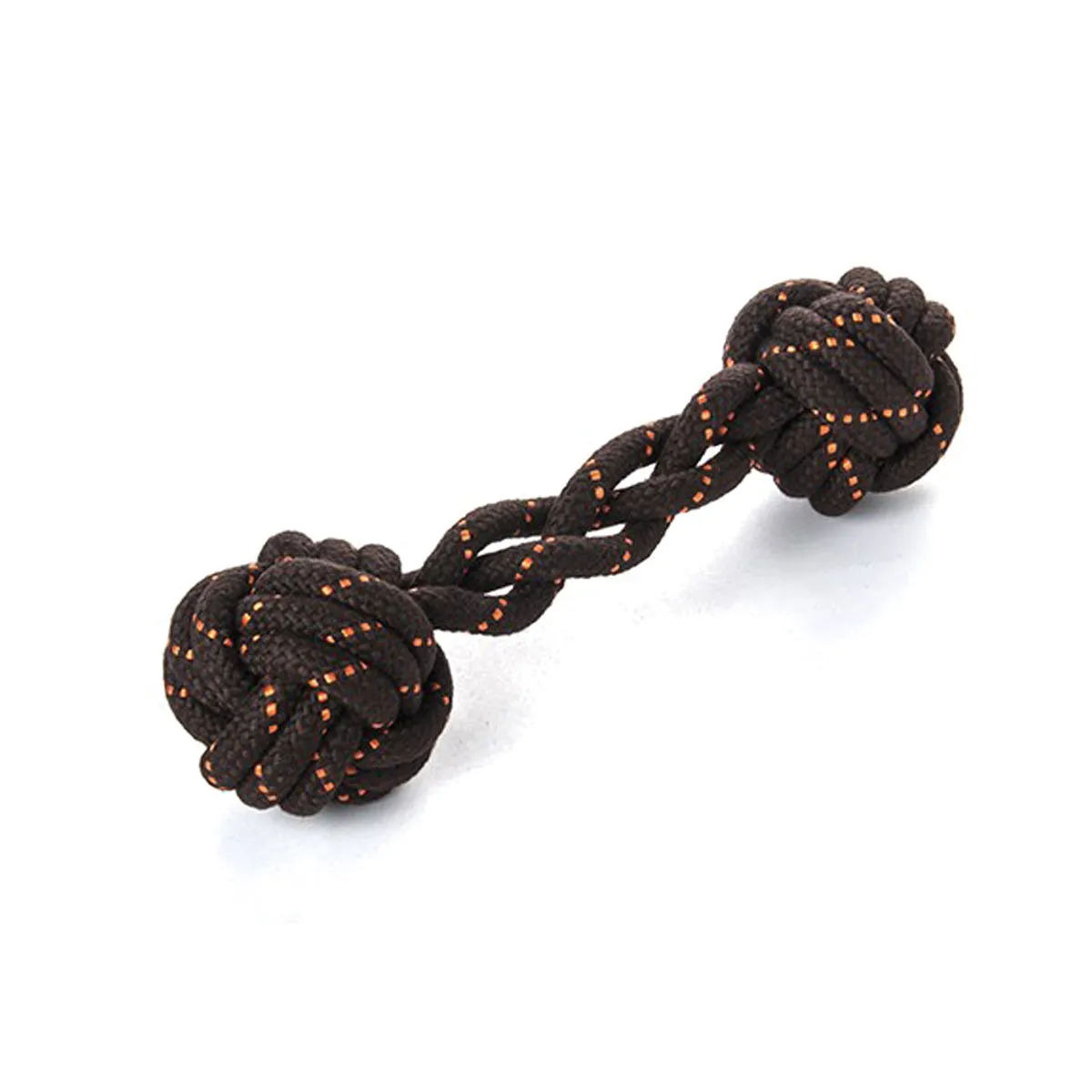 P.L.A.Y Pet Barbell Rope Dog Toy, Small/Large