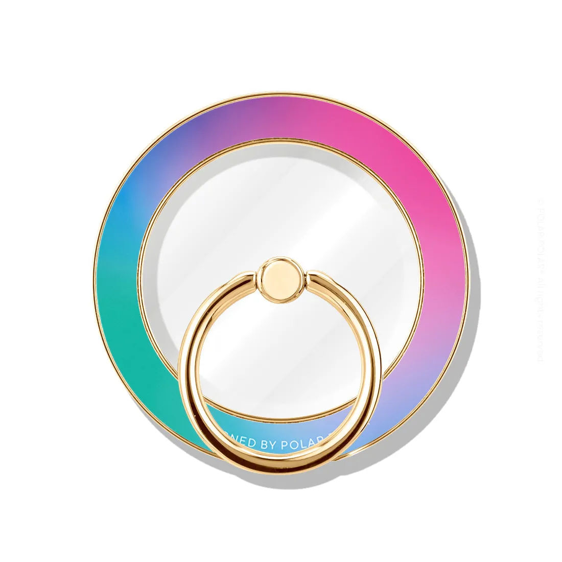 Polar Light - Golden MagSafe Phone Grip and Ring Holder Stand