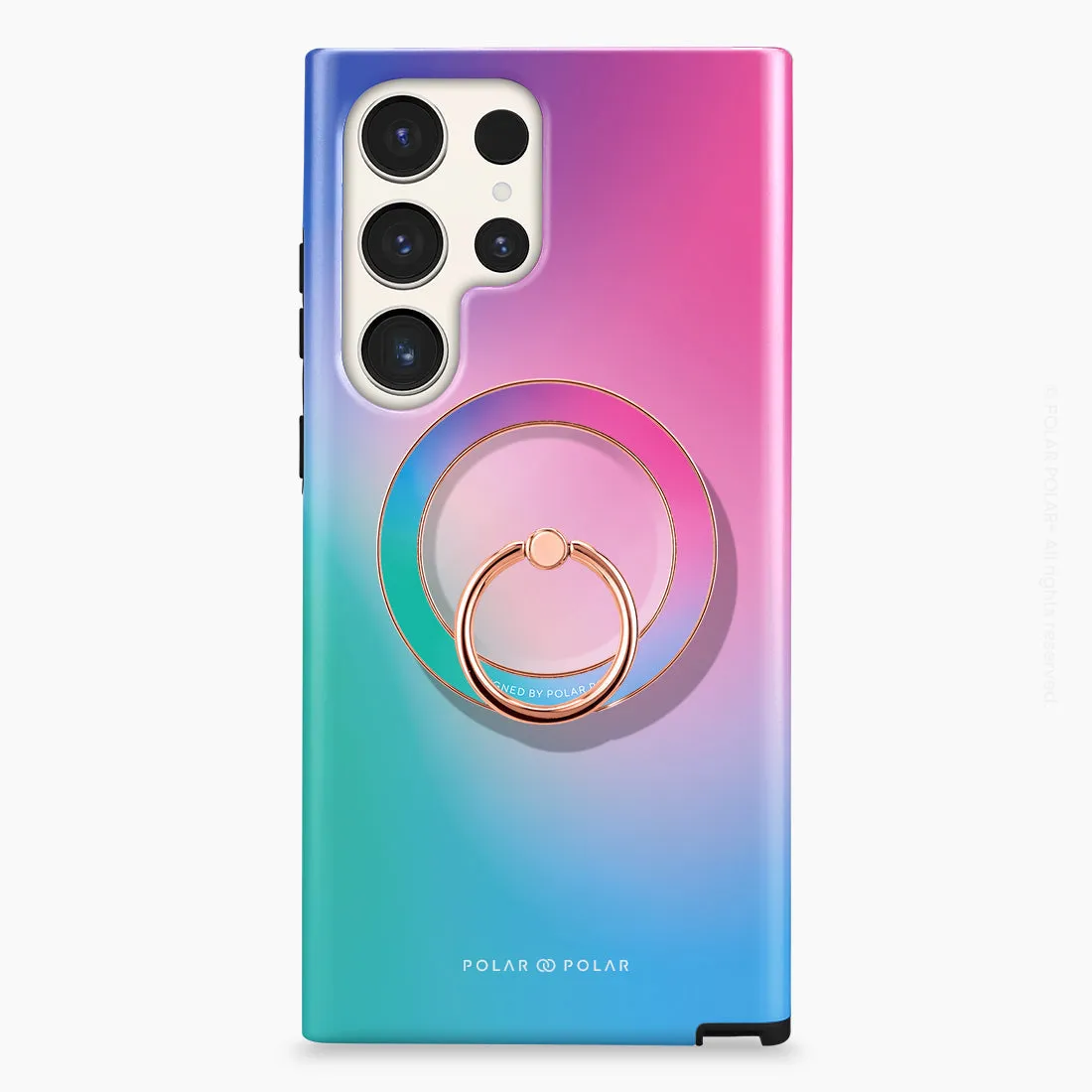 Polar Light - Rose Gold MagSafe Phone Grip and Ring Holder Stand