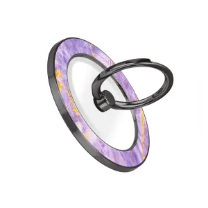 Princess Purple - Black MagSafe Phone Grip and Ring Holder Stand