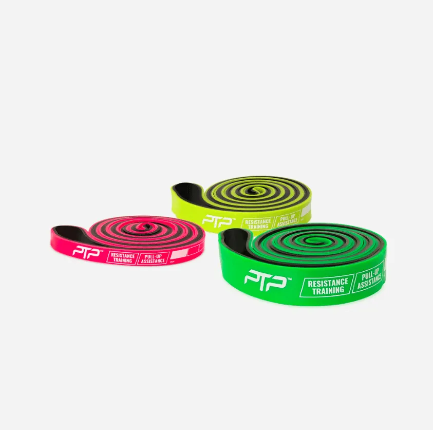 PTP Superband Dual Colour Combo  3pack, Ultra Light, Light, and Medium Resistance
