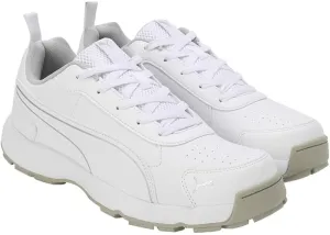 Puma Classicat 10780707 Cricket Rubber Shoes White Silver