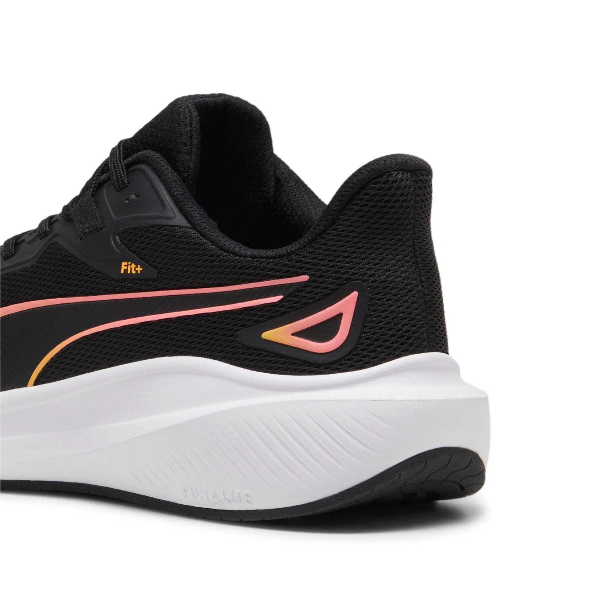 Puma Skyrocket Lite Unisex Running Shoe - Black/Sun Stream