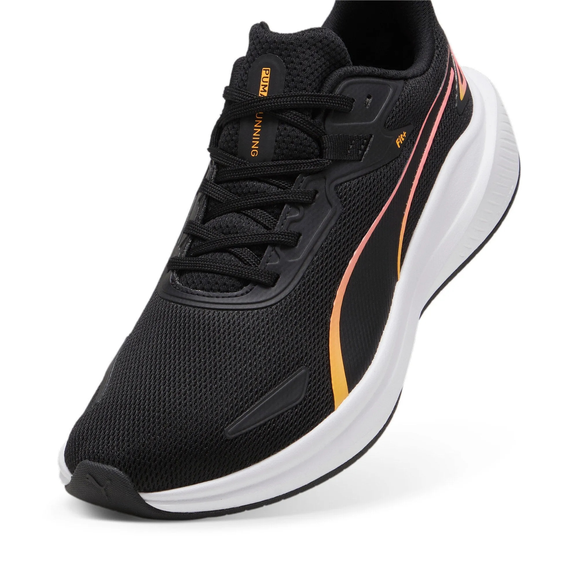 Puma Skyrocket Lite Unisex Running Shoe - Black/Sun Stream