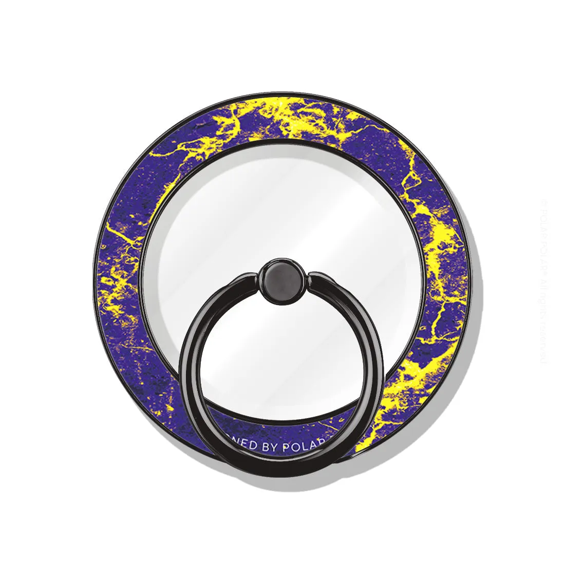 Purple Night - Black MagSafe Phone Grip and Ring Holder Stand