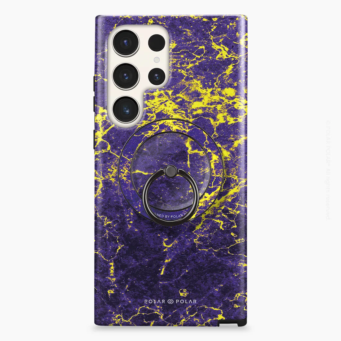 Purple Night - Black MagSafe Phone Grip and Ring Holder Stand